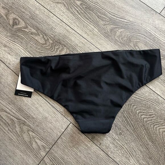 Nike Women's Black Mesh Bikini Bottom - Picture 2 of 6